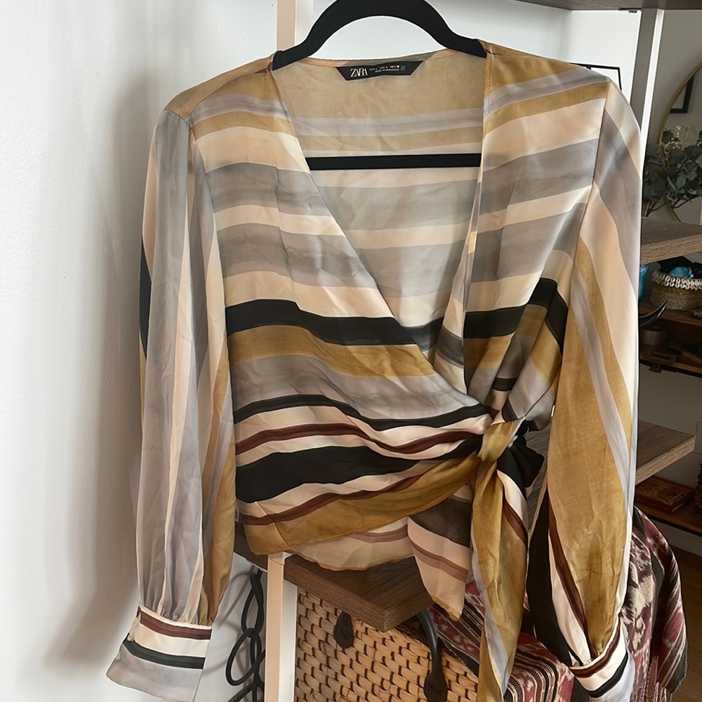 Zara Wrap Blouse